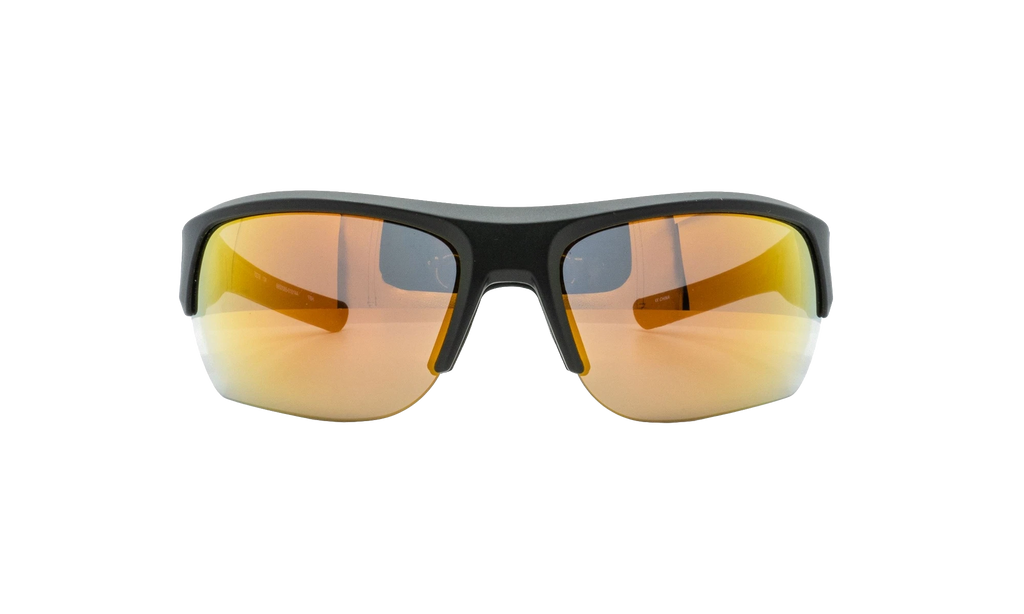 Big Shot Sunglasses Orange Baseball Tuned - Satin Black 8650085 010144