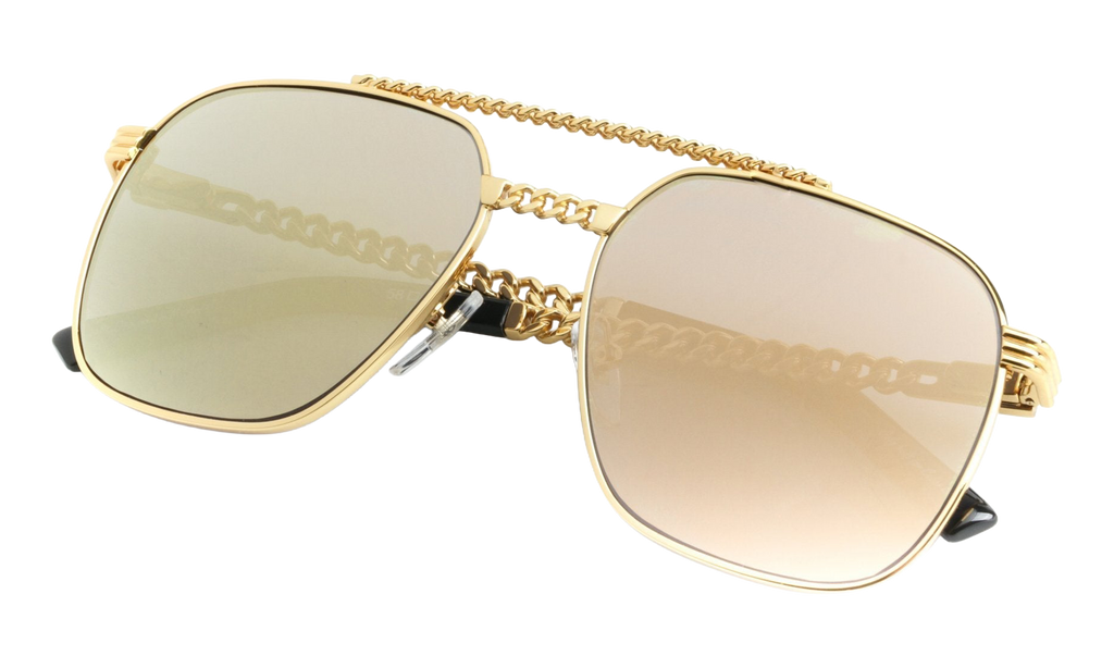 XL Cuban Link Edition 24KT Yellow Gold / Revo Brown Flash Gold CLXL2 0004 16D5