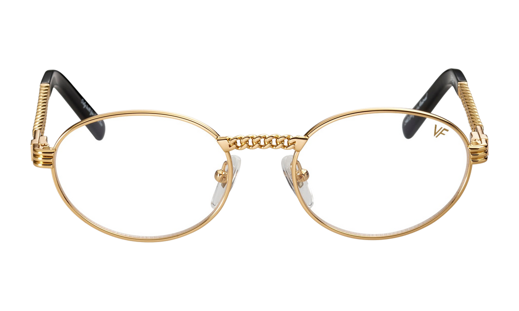 Pac Cuban Link Edition 24KT Yellow Gold / Clear CLPC2 0005 16B2