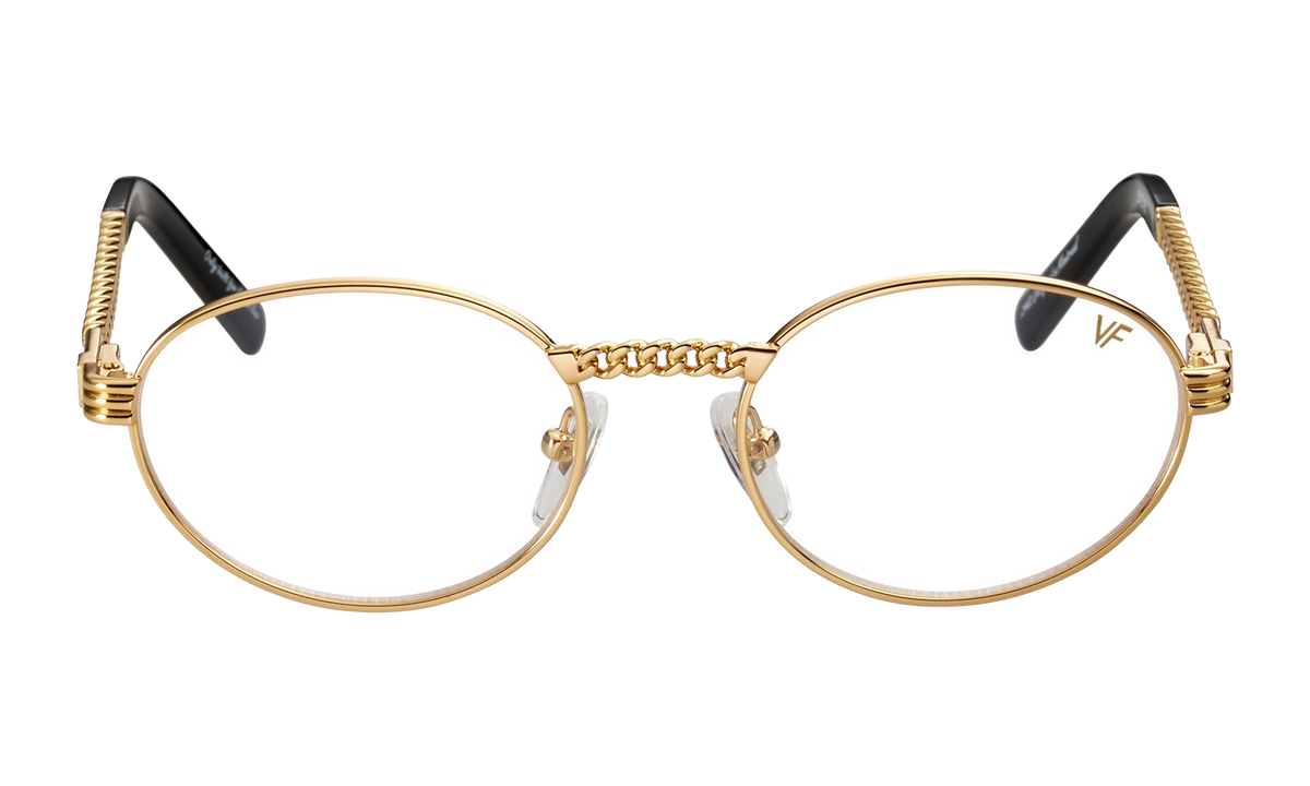Pac Cuban Link Edition 24KT Yellow Gold / Clear CLPC2 0005 16B2