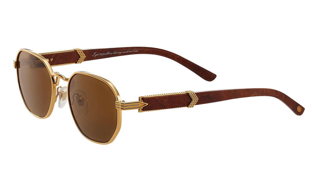 Detroit Player Atelier Mirage Woods Yellow Gold / Brown WDDP2 0002 22D3
