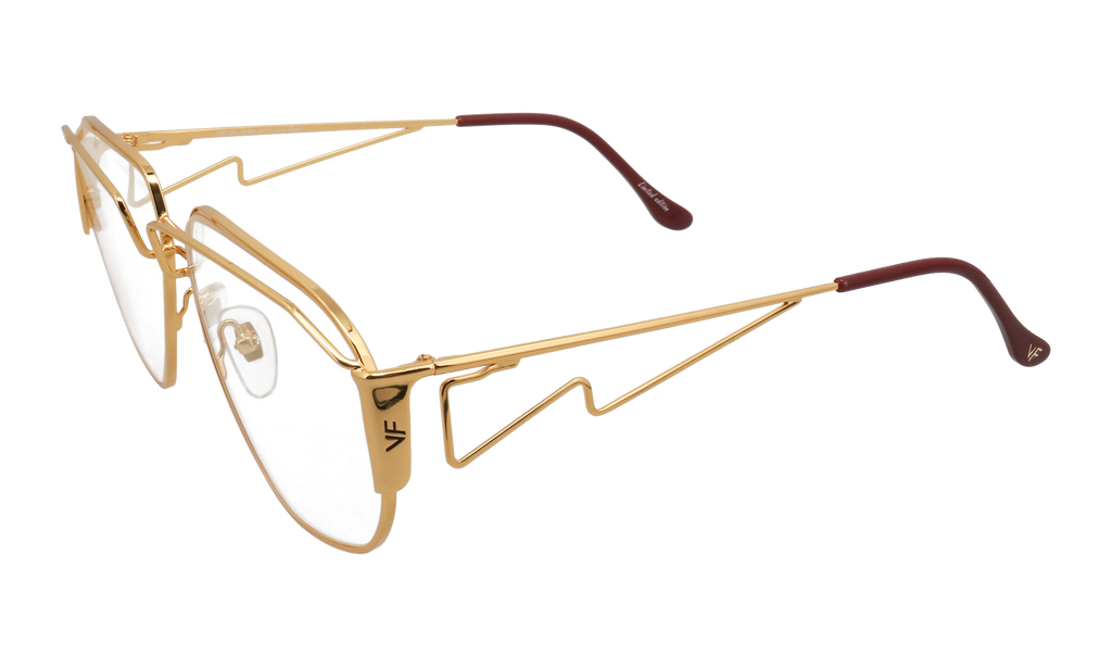 Escobar Geometric Edition 24KT Yellow Gold / Clear ESGE2 0001 24C4