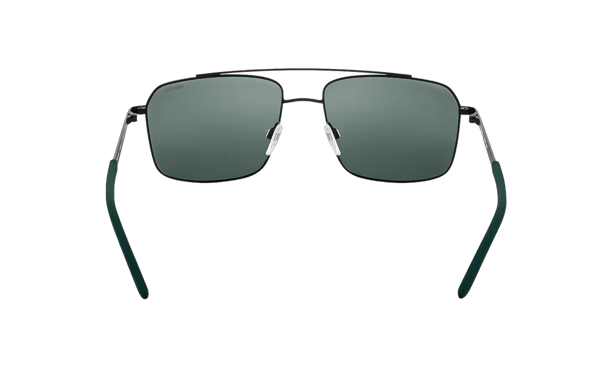Traveler Strike Polarized Sunglasses Matte Black Anodized IB3675X 010