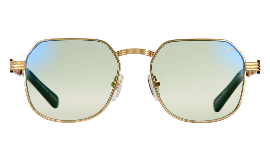 CEO Jacques Cartier Edition 24KT Yellow Gold / Powder Green Flash Blue JCCE2 0004 11A6