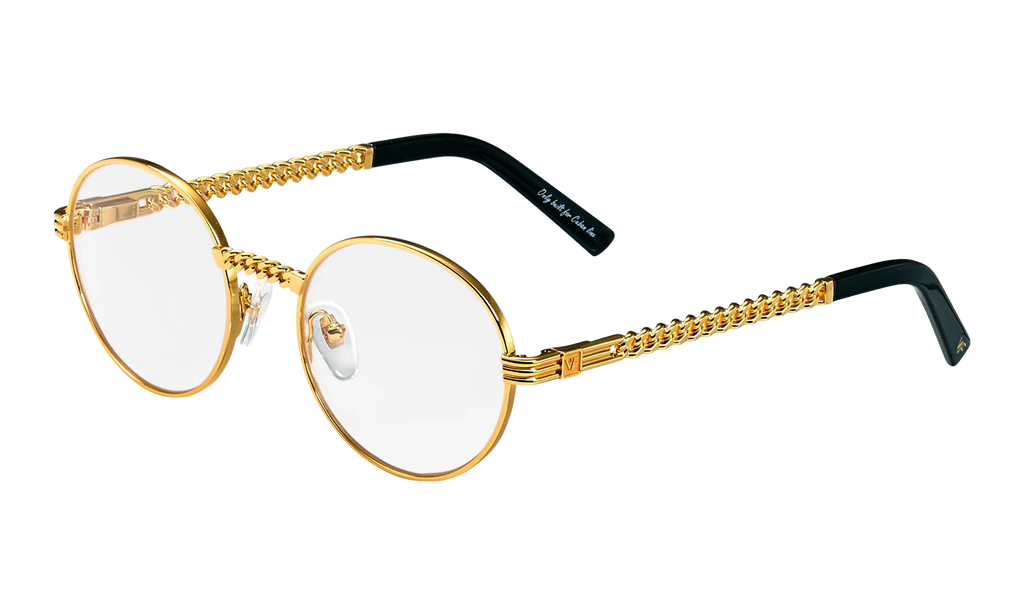Miami Vice Cuban Link Edition 24KT Yellow Gold / Clear CLMV2 0005 16C2