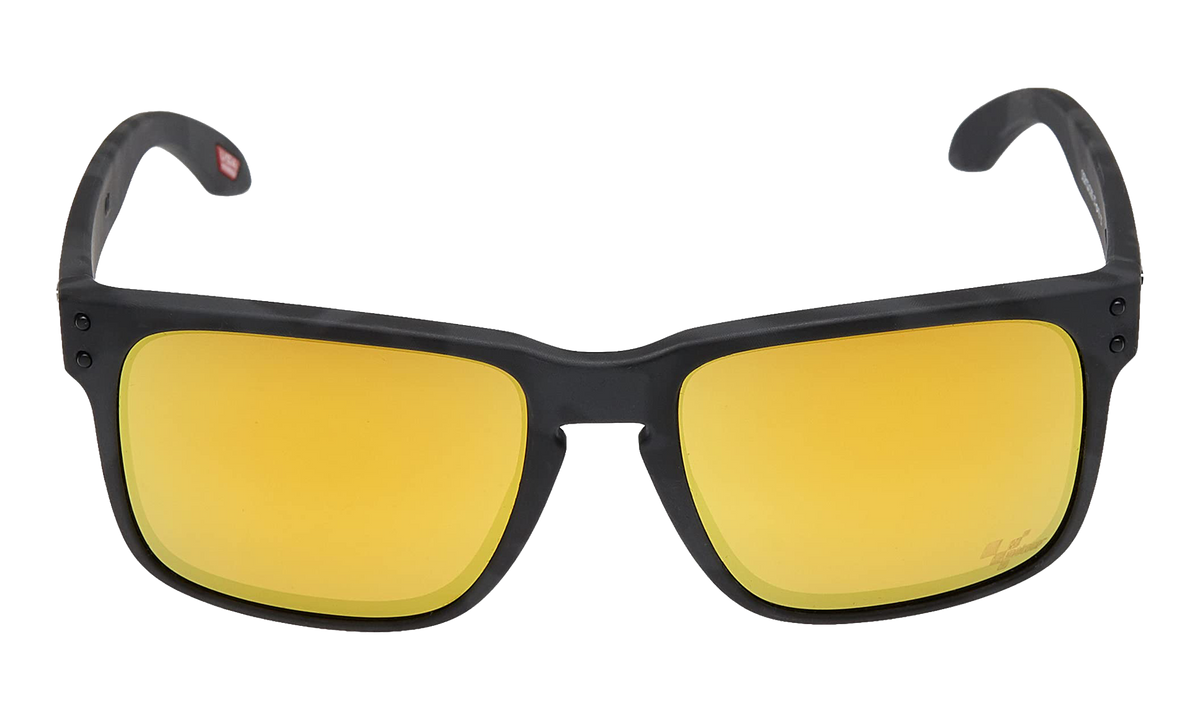 Holbrook Polarized Sunglasses Matte Black Tortoise / PRIZM 24k OO9102 O3