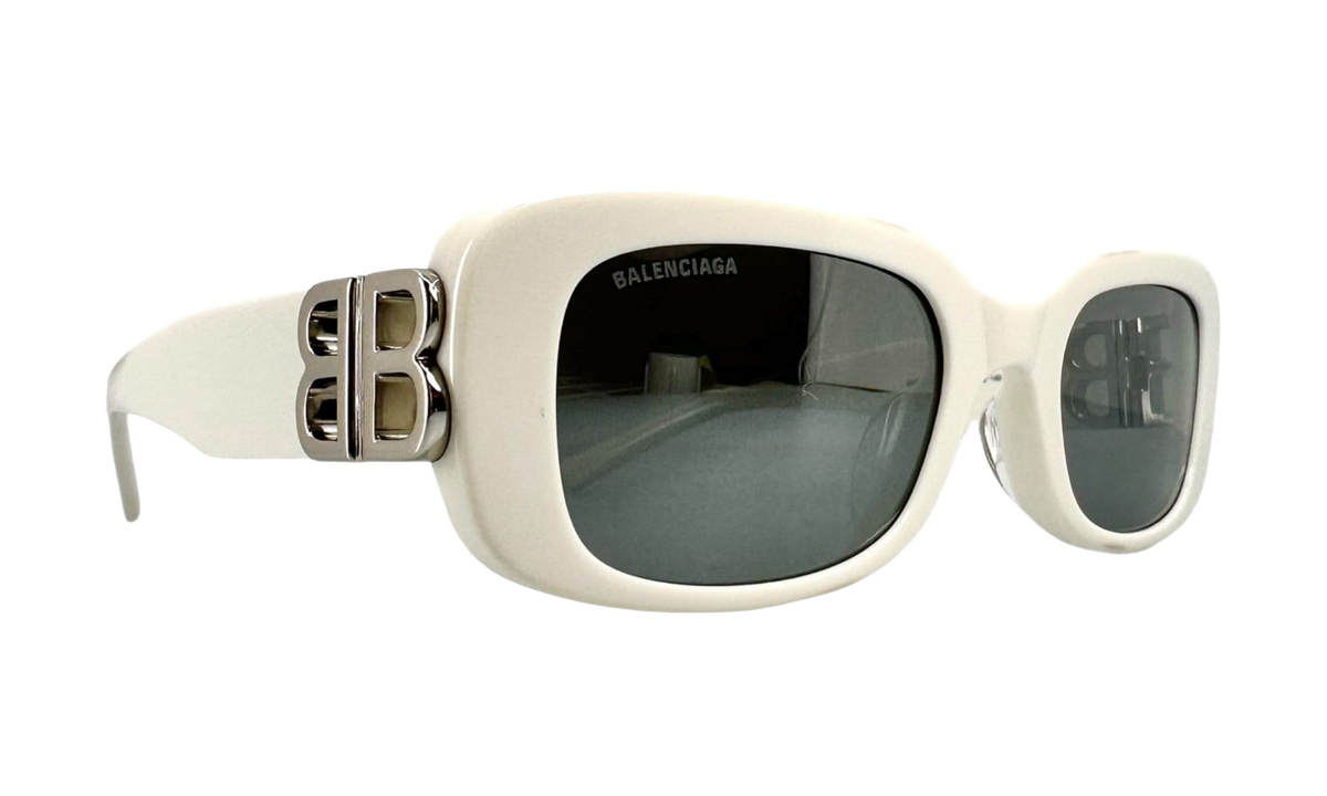 BB Hinge Oval Sunglasses White BB0310SK 003