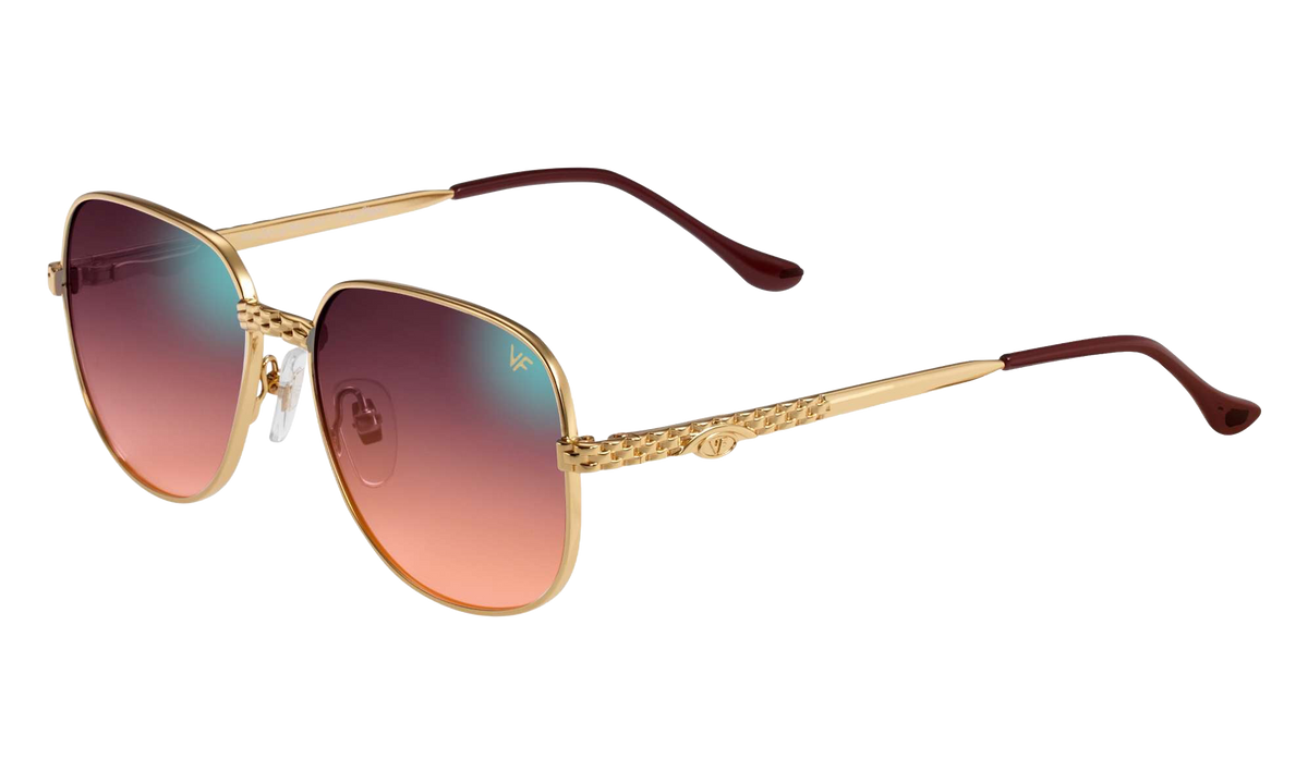 Executive Masterpiece Edition 24KT Yellow Gold / Blue Peach Gradient Multiflash MPEX2 0002 7A7