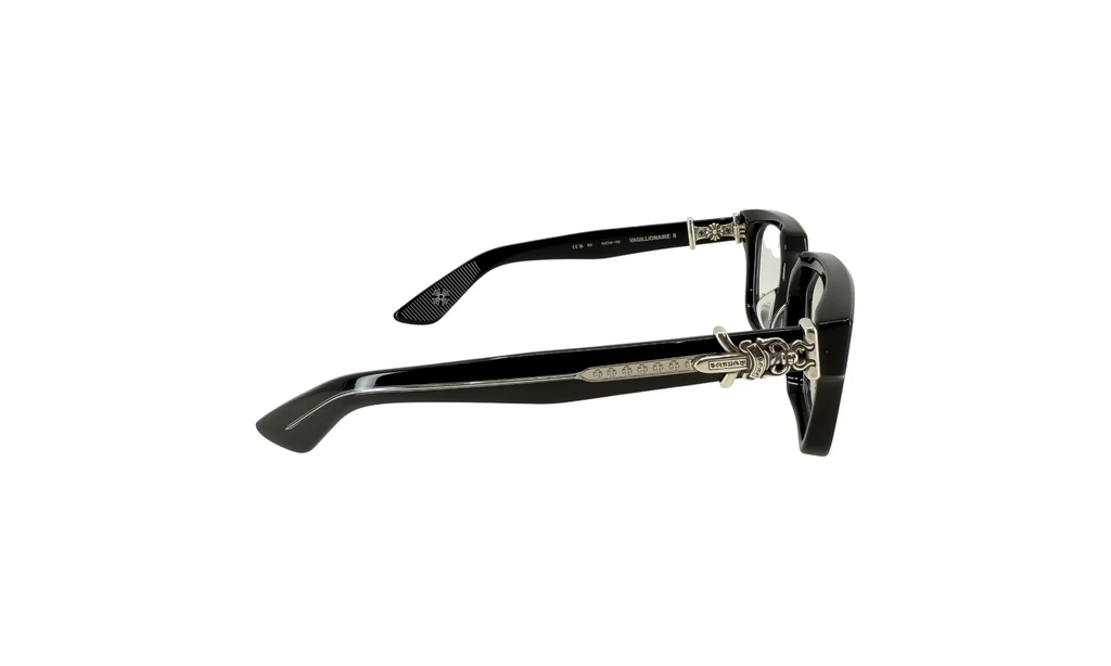 Vagillionaire II Sunglasses Black/Sterling Silver CHRM0268