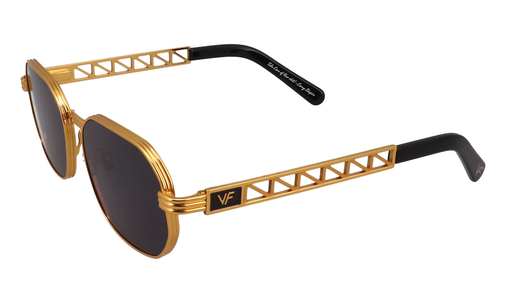 Hustler Jacques Cartier Edition 24KT Yellow Gold / Black JCHU2 0001 CUT 11B5