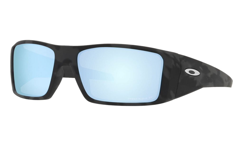 Heliostat Polarized Sunglasses Matte Black Camo / PRIZM Deep Water Polarized OO9231 05