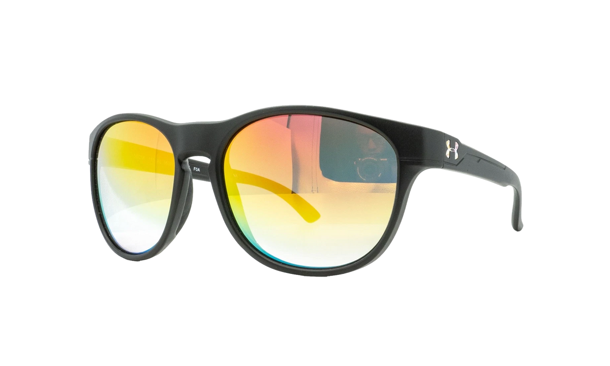 Glimpse RL Sunglasses Rainbow Mirror - Satin Black 8600112 010193