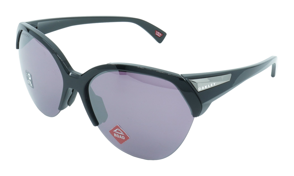 Trailing Point Sunglasses WMNS Polished Black / PRIZM Road Black OO9447 01