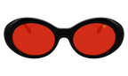 Cobain Acetate Glossy Black / Red Solid MPCB2 0009 20T5