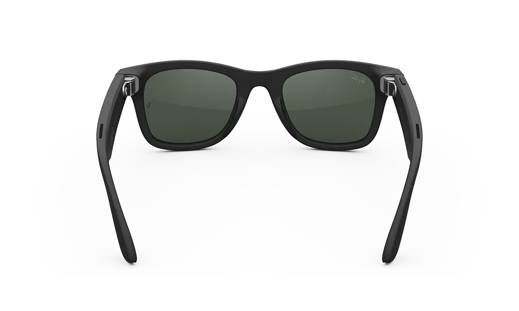 Meta Wayfarer Sunglasses Black/Polar Gradient 0RW4006