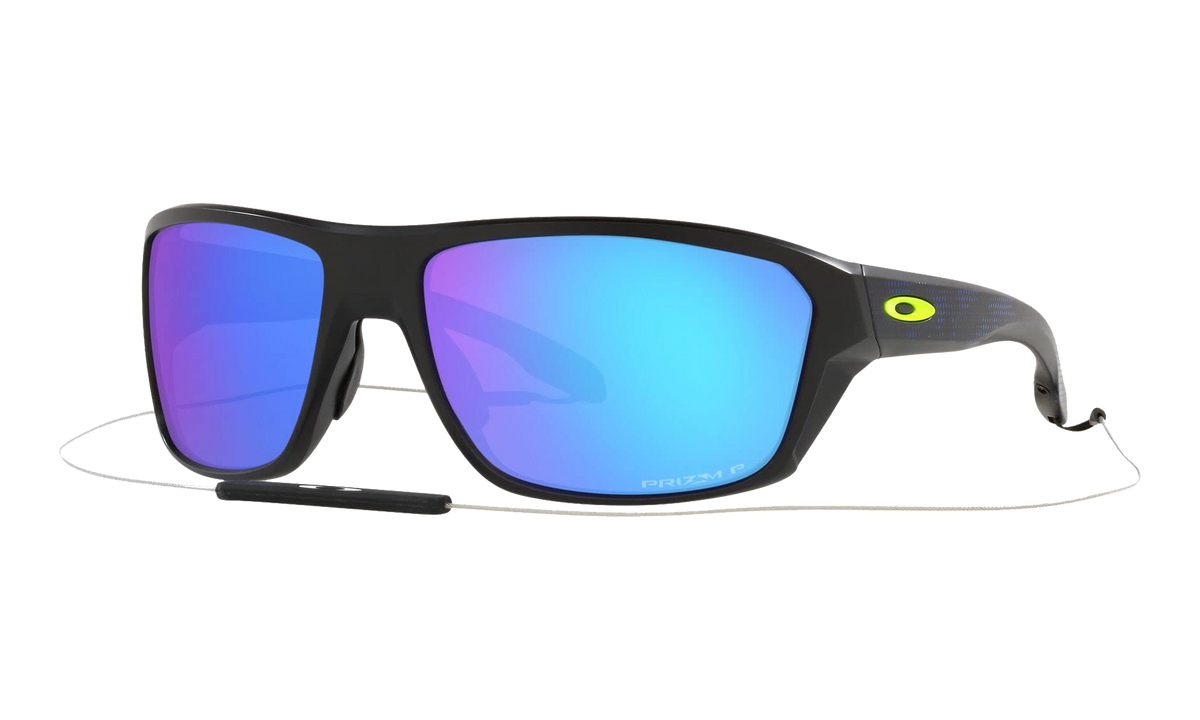 Split Shot Polarized Sunglasses Matte Black / PRIZM Sapphire OO9416 33