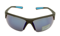 Skylon Ace Sunglasses Matte Black / Blue Tint / Grey Silver Flash EV0525 045