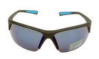 Skylon Ace Sunglasses Matte Black / Blue Tint / Grey Silver Flash EV0525 045