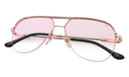 Blanco Half Rim 24KT Two-Tone Rose / White Gold / Pink Gradient Photochromatic HRBA2 0008 17A5