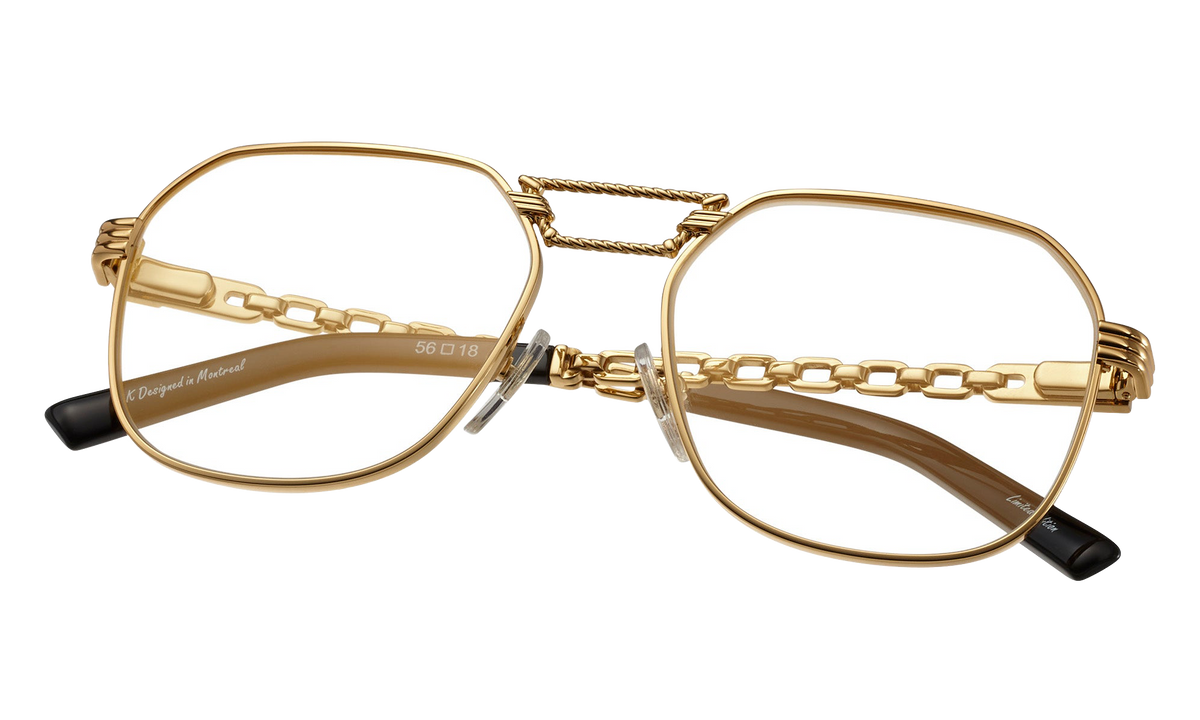 CEO Equestrian 24KT Yellow Gold / Clear Flash Gold EQCE2 0003 19D4