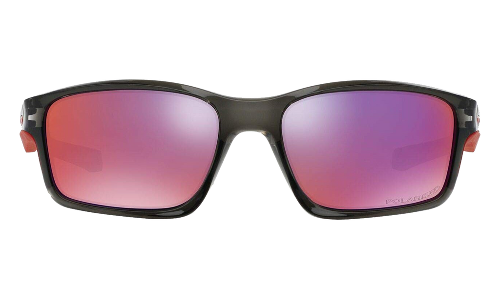 Chainlink Polarized Sunglasses Grey Smoke / Red Iridium Polarized OO9247 10