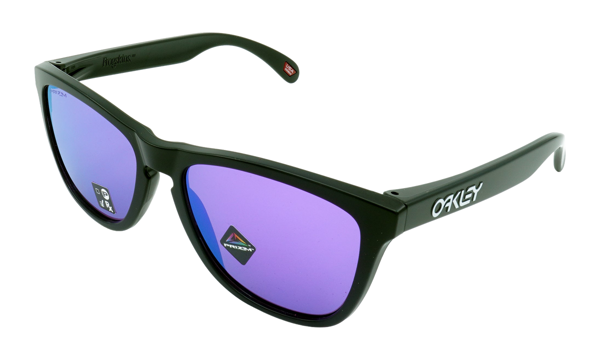 Frogskins Sunglasses Matte Black / PRIZM Violet OO9013 H6