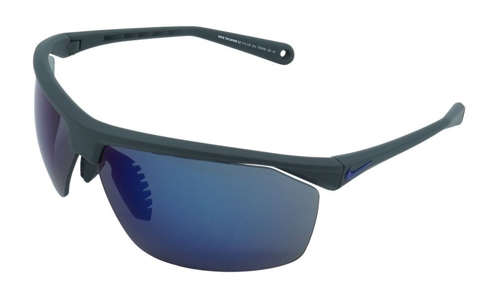 Tailwind 12 Sunglasses MATTE MAGNET GREY / DEEP ROYAL BLUE EV1128 014