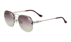 CEO Bevel Rimless Drill Mount 18KT White Gold / Pastel Mauve Flash Silver DMCE2 0009 48B4