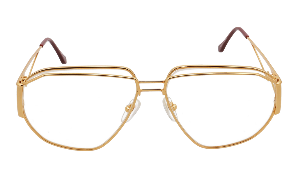 Escobar Geometric Edition 24KT Yellow Gold / Clear ESGE2 0001 24C4