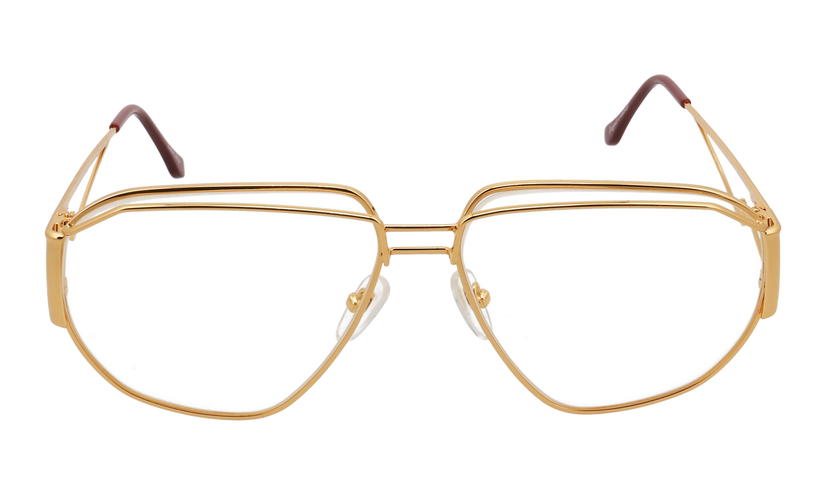 Escobar Geometric Edition 24KT Yellow Gold / Clear ESGE2 0001 24C4