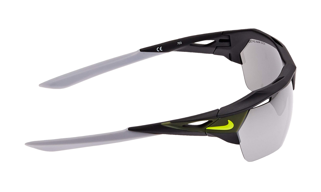 Hyperforce Sunglasses Matte Black / Grey / Grey Silver Flash EV1028 070