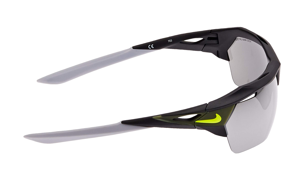 Hyperforce Sunglasses Matte Black / Grey / Grey Silver Flash EV1028 070