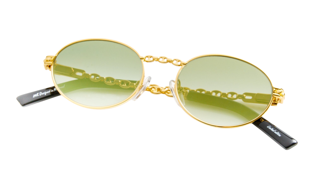 Pac Mariner Edition 24KT Yellow Gold / Moss Green Gradient Flash Gold MNPC2 0004 21A4