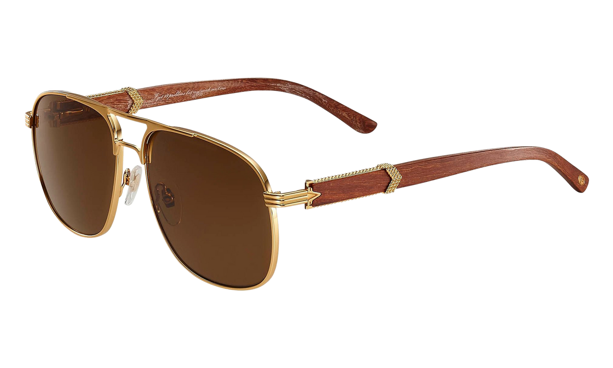 Snatch Atelier Mirage Woods Yellow Gold / Brown WDSN2 0002 23A4