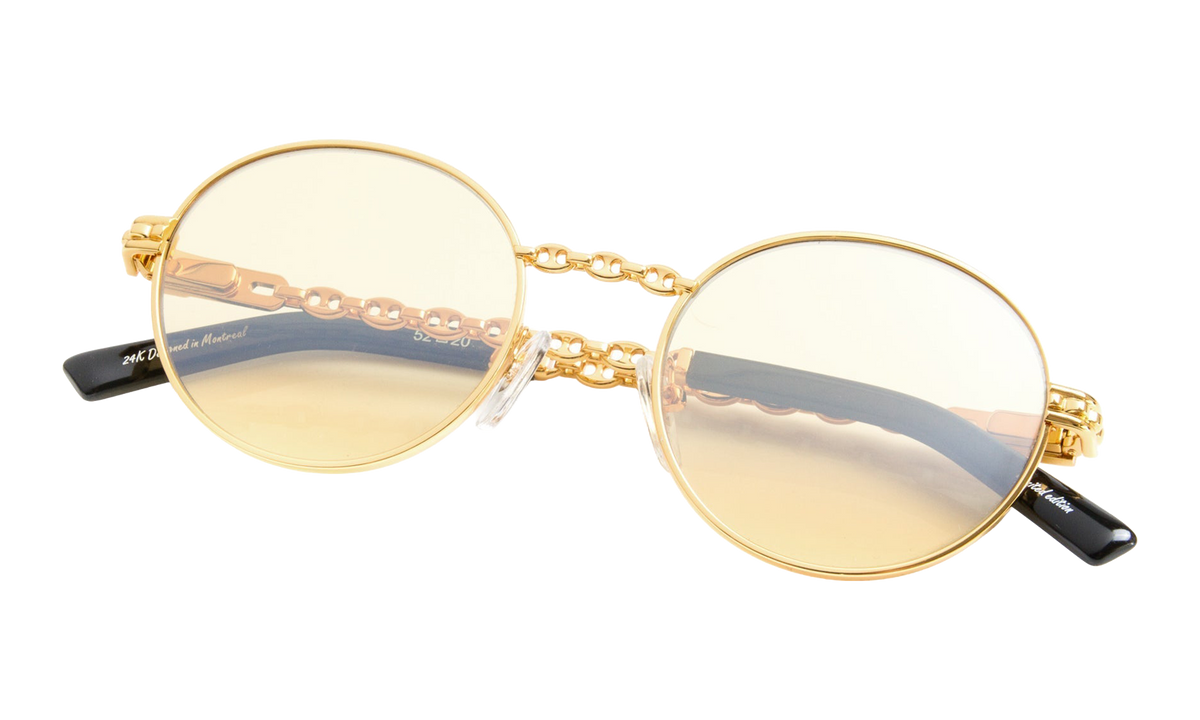 508 Mariner 24KT Yellow Gold / Amber MN582 0001 16C3