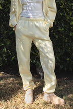 DOVE Plush Fleece High Waist Sweatpants