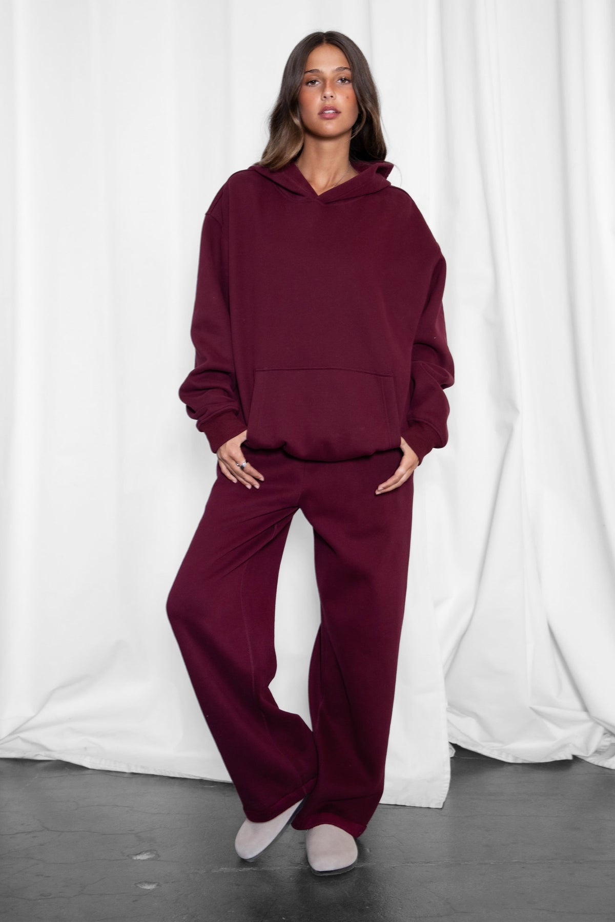 LANI Cloud Fleece Wide Leg Sweatpants [Partial Pre-order]