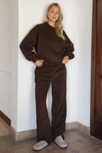 LANI Cloud Fleece Wide Leg Sweatpants [Partial Pre-order]