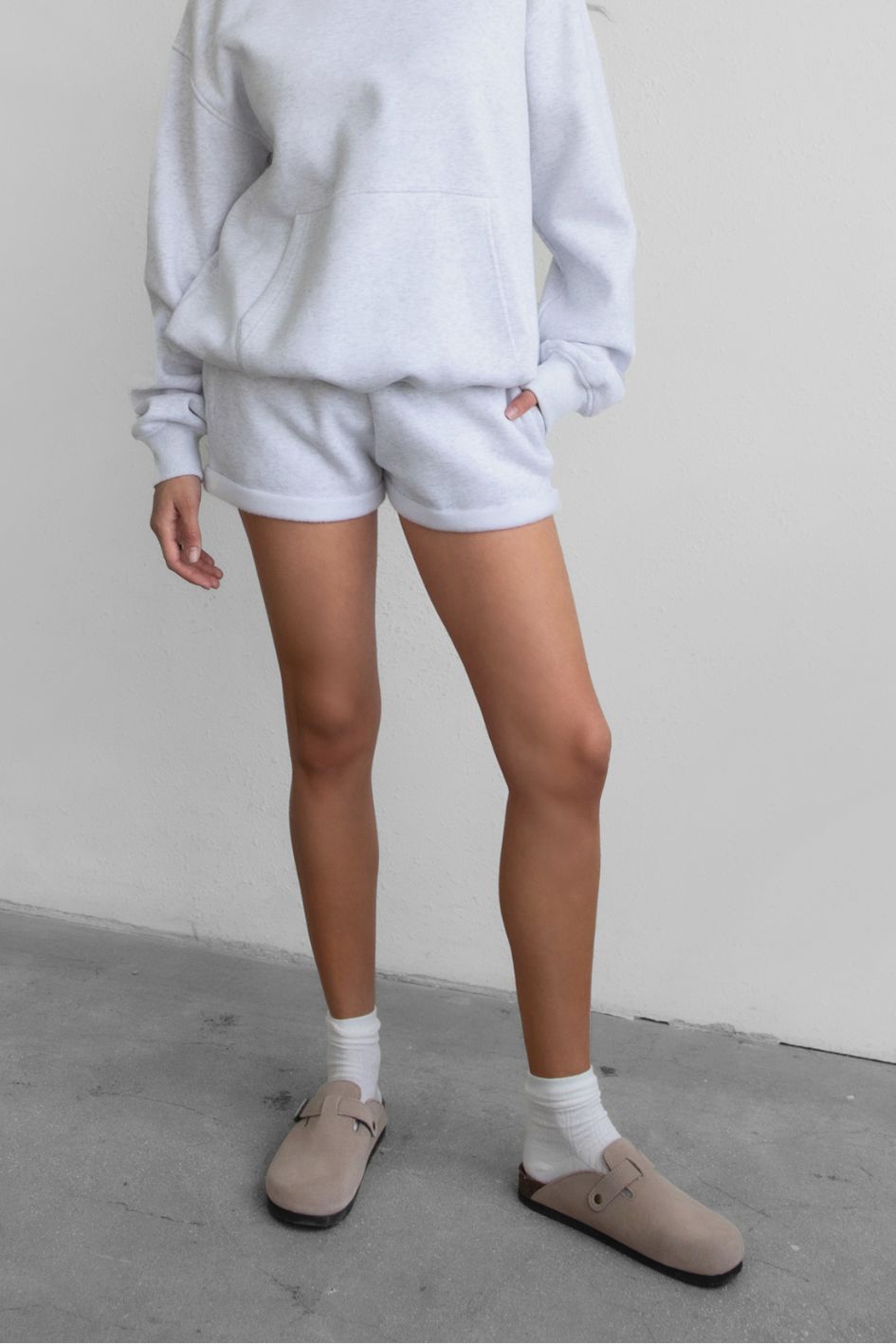 CARLY Cloud Fleece Low Rise Shorts [Partial Pre-order]