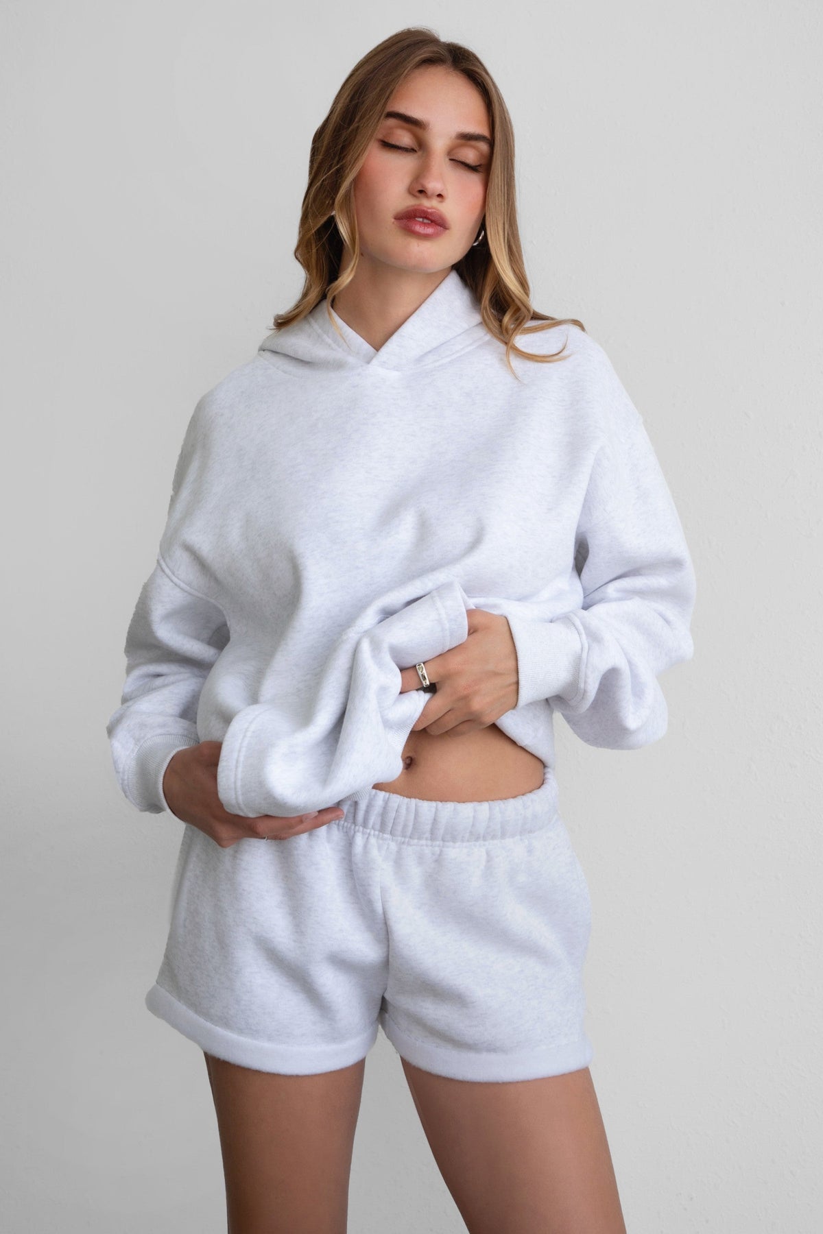 CARLY Cloud Fleece Low Rise Shorts [Partial Pre-order]