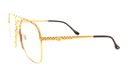 Axel 24KT Two-Tone Yellow Gold / Clear MPAX2 0002 28C4