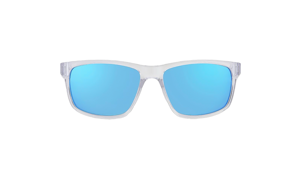 Cruiser Sunglasses Crystal Clear Frozen Blue Mirror EV0834 914