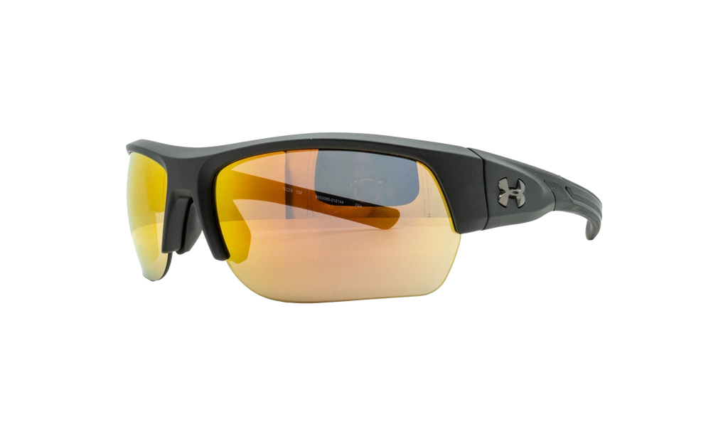 Big Shot Sunglasses Orange Baseball Tuned - Satin Black 8650085 010144