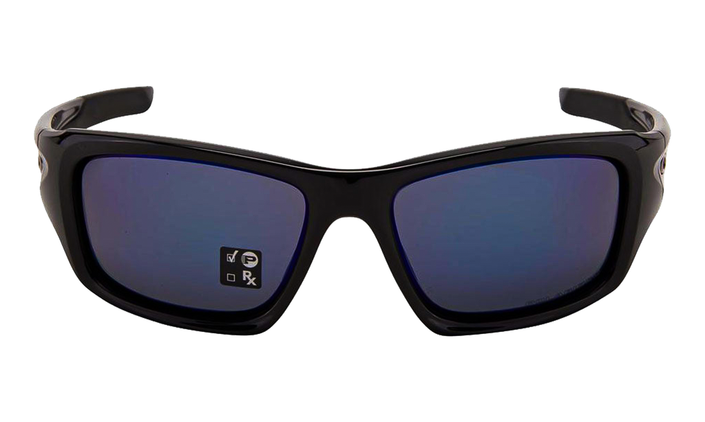 Valve Sunglasses Polished Black / Deep Blue Polarized OO9236 12