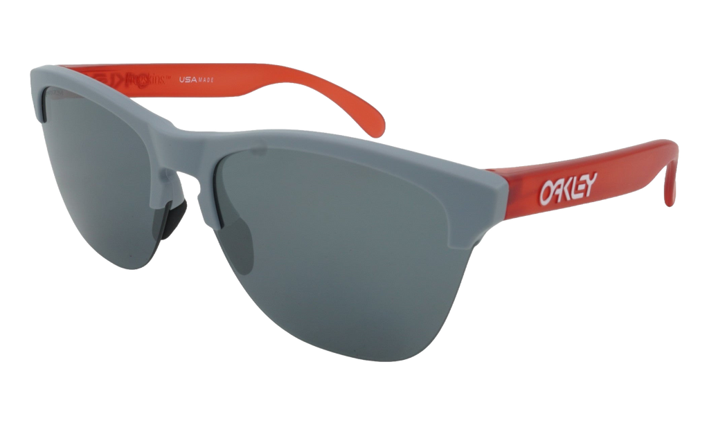 Frogskins Lite Sunglasses Matte Fog / PRIZM Black OO9374 52