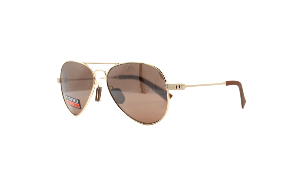 Getaway Sunglasses Tuned Road - Gloss Gold / Dark Crystal Brown 8650118 942024