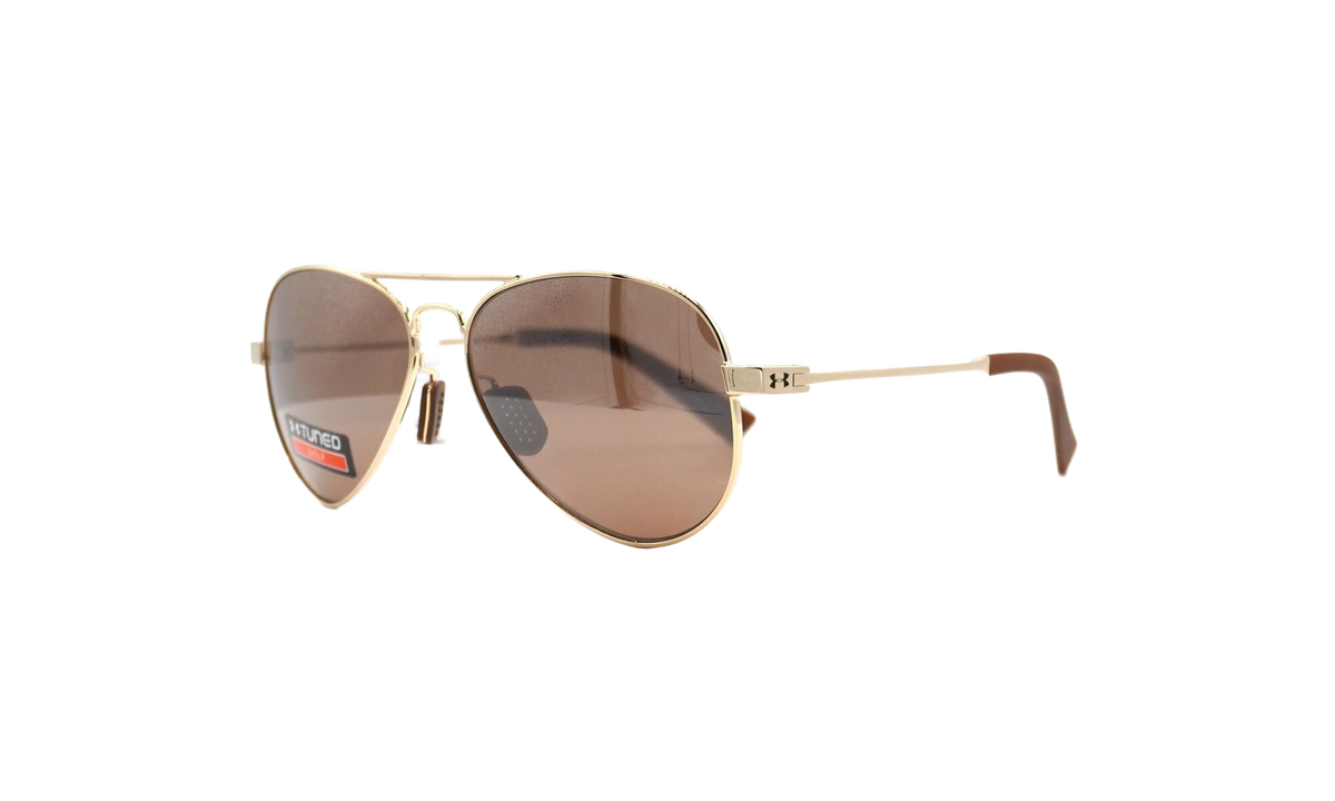 Getaway Sunglasses Tuned Road - Gloss Gold / Dark Crystal Brown 8650118 942024