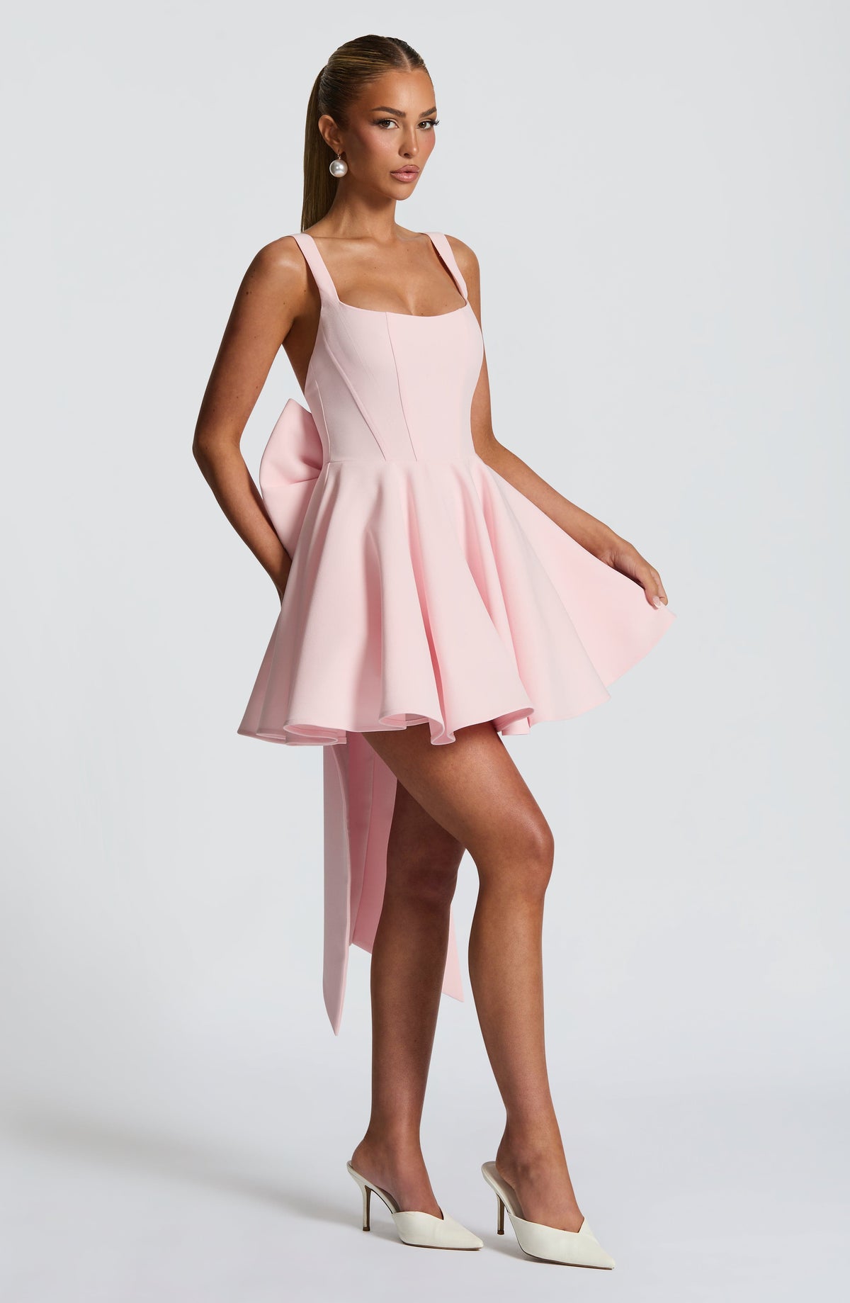 Rue Mini Dress - Blush