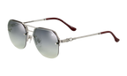 CEO Bevel Rimless Drill Mount 18KT White Gold / Pastel Gray Gradient Flash Silver DMCE2 0007 48B1