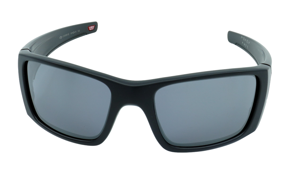 Fuel Cell Sunglasses SI Matte Black Steel Flags / Black Iridium OO9096 82